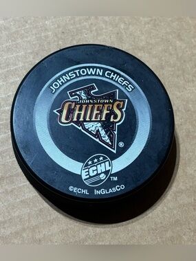 Johnstown Chiefs ECHL Official Hockey Game Puck